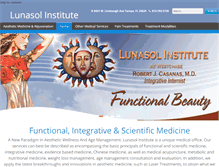 Tablet Screenshot of lunasolinstitute.com